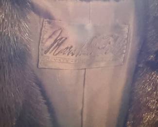 Mink coat detail