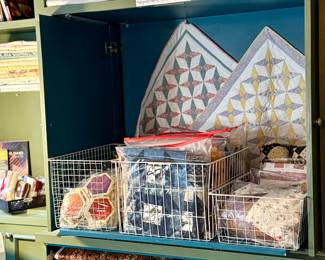 LOADS of fabric and quilting supplies