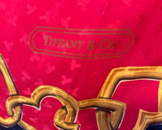 Tiffany & Co scarf detail