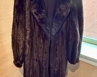 Marshal Field's full length mink coat