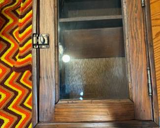 Oak wall cabinet