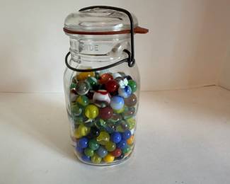 Marbles in a jar