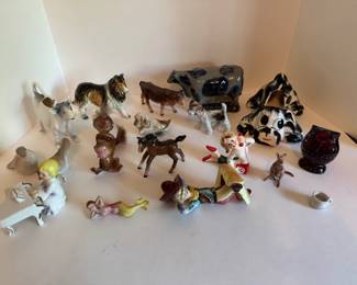 Small ceramic animals