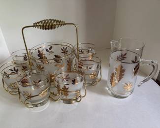 Mid century modern glassware