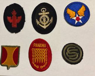 Over 300 military patches 