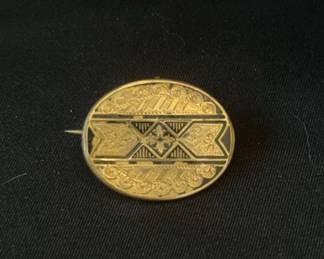 Spanish Damacene Brooch