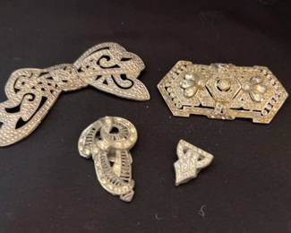 Art Deco Brooch Set