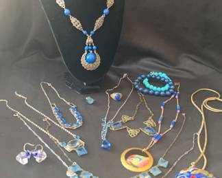 Amazing Blue Art Deco Collection
