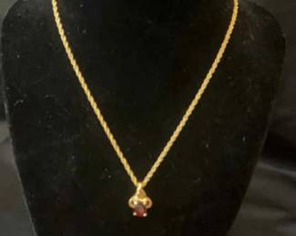 Beautiful Garnet Pendant And More