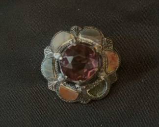 Victorian Scottish Agate Brooch