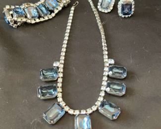 Dark Blue Rhinestone Set