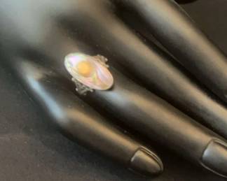Victorian Blister Pearl Ring