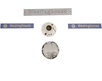 Westinghouse Electric Appliance Power Switch Nameplates Badge