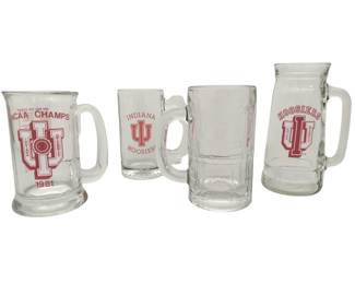 IU Indiana University Mugs Logo 1980s NCAA