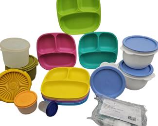 Kitchen Tupperware Kids Plates Pampered Chef Cake Set