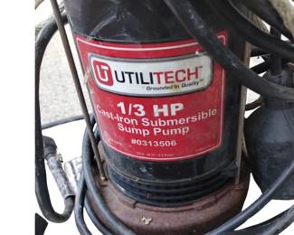 UtiliTech 1/3HP Sump Pump Bucket & Hose