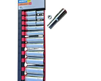 Kobalt 3/8" SAE Deep Sockets Set New 