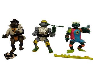TMNT Figures Mike Sewer Surfer Don Undercover Mask