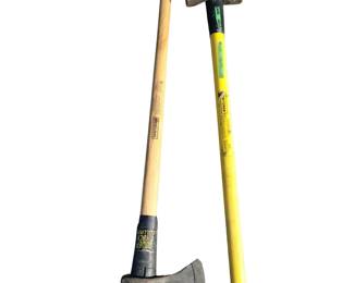 Craftsman Long Handle Axe & Fiberglass Sledge Hammer