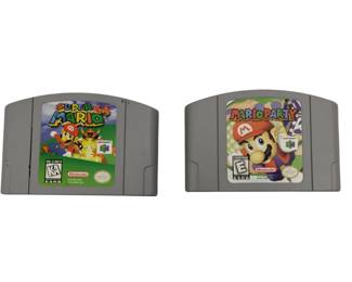 Mario Party & Super Nintendo 64 Video Game Cartridges