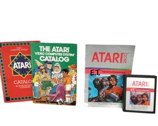 1982 ET Video Game Cartridge Booklet ATARI 2600 The Extra-Terrestrial
