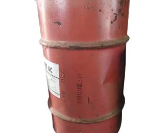 Steel Barrel RED ~30" Tall