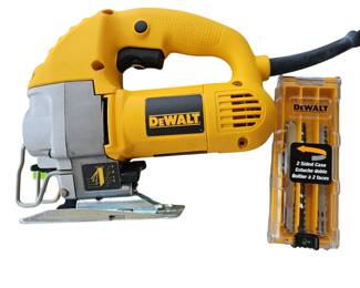 Dewalt DW317 Jigsaw Electric Nearly New + Blades