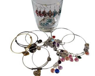 Costume Jewelry Chaps Earrings Alex Ani Bracelets Charms