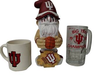 IU Basketball Gnome Glass Beer Mug Coffee Cup