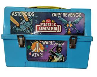 ATARI 1983 Lunch Box Asteroids Yars Revenge Warlord Missle Command
