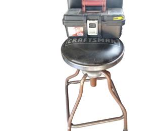 Craftsman Padded Work Stool & Tool Box