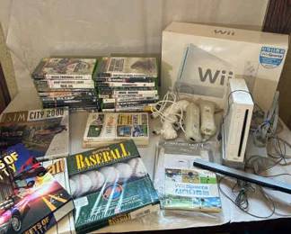 Mixed Video Game Lot Xbox, Wii Console,  Computer Games