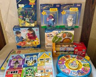 Toy Lot Disney Toy Story, Barney, Melissa  Doug  More