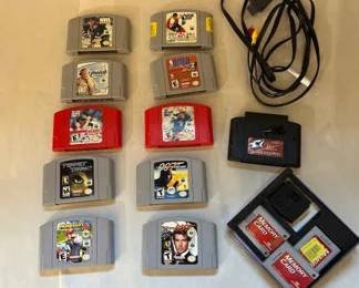 Vintage Nintendo 64 N64 Video Game Cartridges Accessories