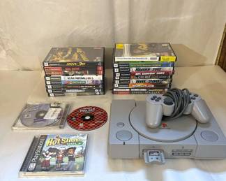 Sony PlayStation PS1 PS2 Video Game With Console Lot 