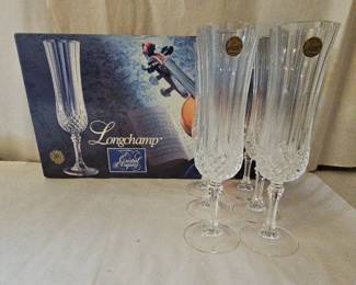 Longchamp Crystal Flutes