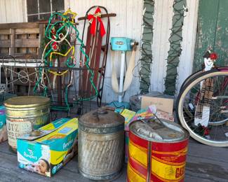 cans sleds etc