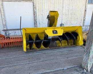 John Deere snow blower attachment