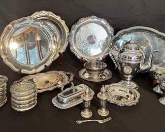 Sterling Silver And Silver Plate Items
