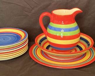 Brylane Home Santa Fe Dinnerware 6 Person Setting And More 