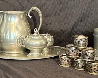 Vintage Pewter, Aluminum Items And More