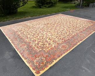 (70)Vintage Karastan Kirman #788 Wool Area Rug 11.5 x 16.  Gorgeous. $1200 Matching smaller rug available