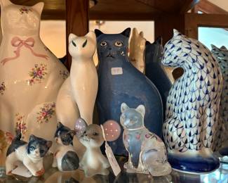 Cats, cats, and more cats...you can never have enough! (I know some reader is mumbling that this statement isn't true. Next time I'll see if we can score a puppy collection.)