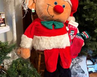 This Elf is deceptively large! Be sure and give him a second look. (He actually looks like he might have been enjoying a holiday beverage too much!)