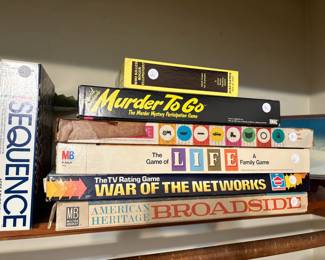 Some of the many games available.