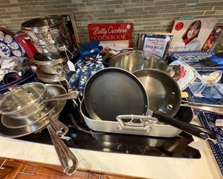 Some of the cookware.