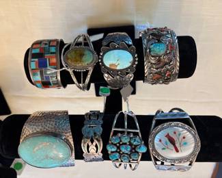 Lots of great cuff bracelets.