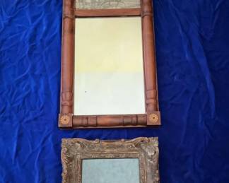 Antique mirror plus antique rectangle frame