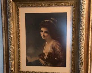 Lady Hamilton by George Romney Print