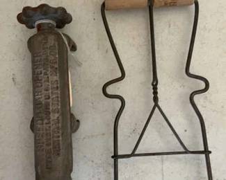 Vintage Can Opener And Canning Jar Tongs